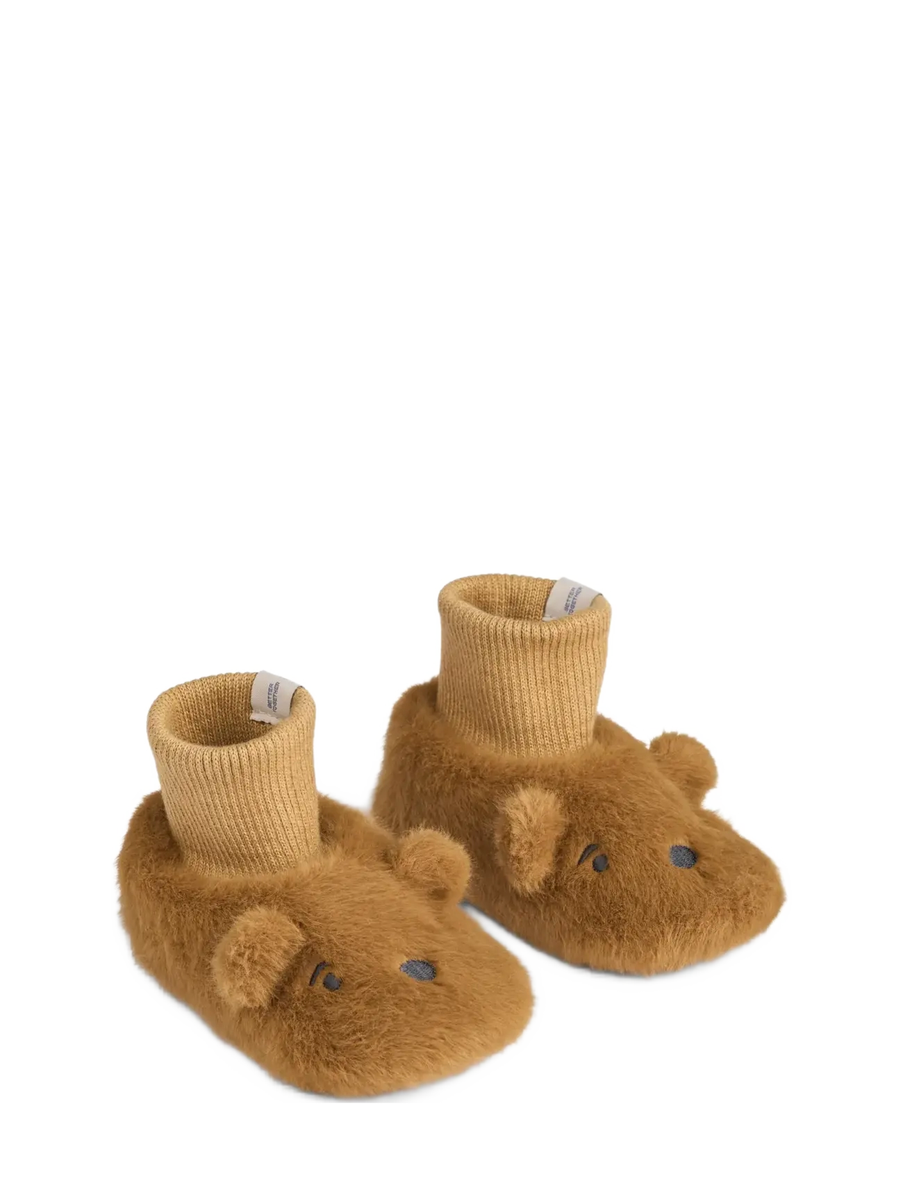 Liewood Beth Bear Plush Slipper, 20/21, Brown, Sko > Tøfler Og Indendørssko, Børn