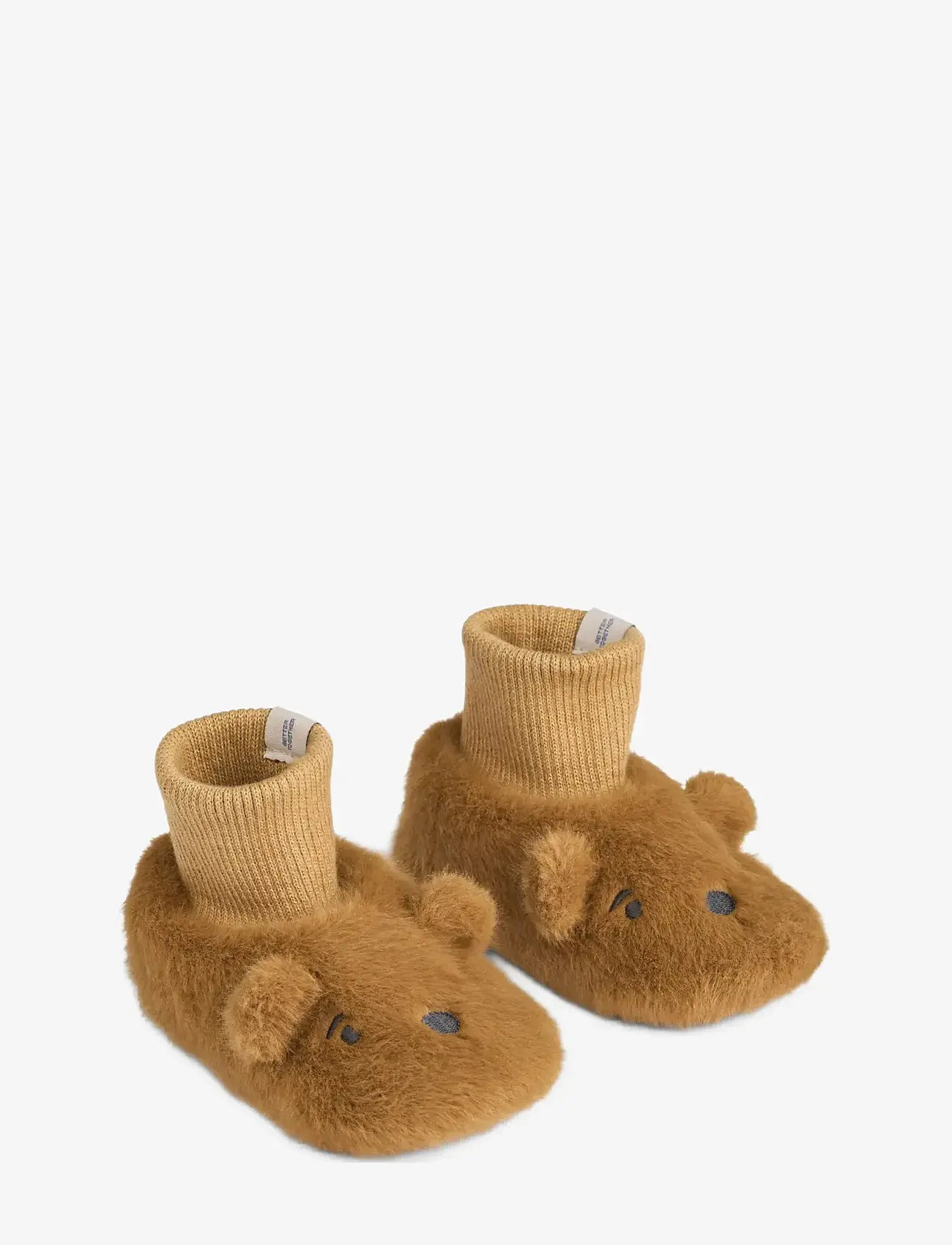 Liewood - Beth Bear Plush Slipper - die niedrigsten preise - golden caramel - 0