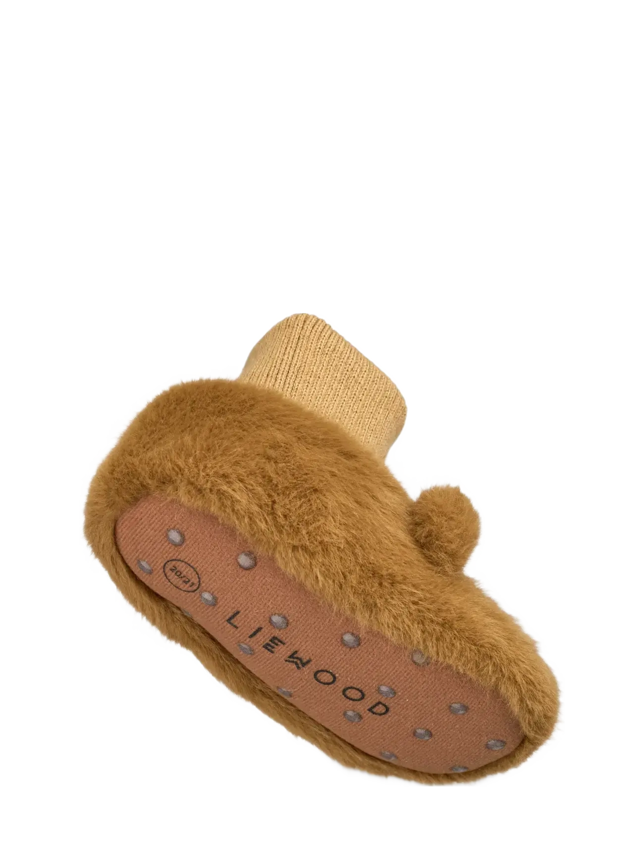 Liewood - Beth Bear Plush Slipper - najniższe ceny - golden caramel - 1