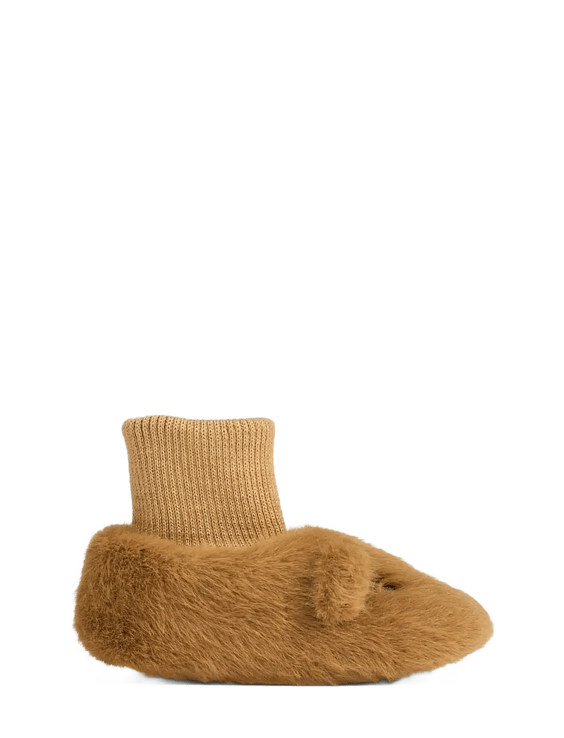 Liewood - Beth Bear Plush Slipper - hausschuhe - golden caramel - 2