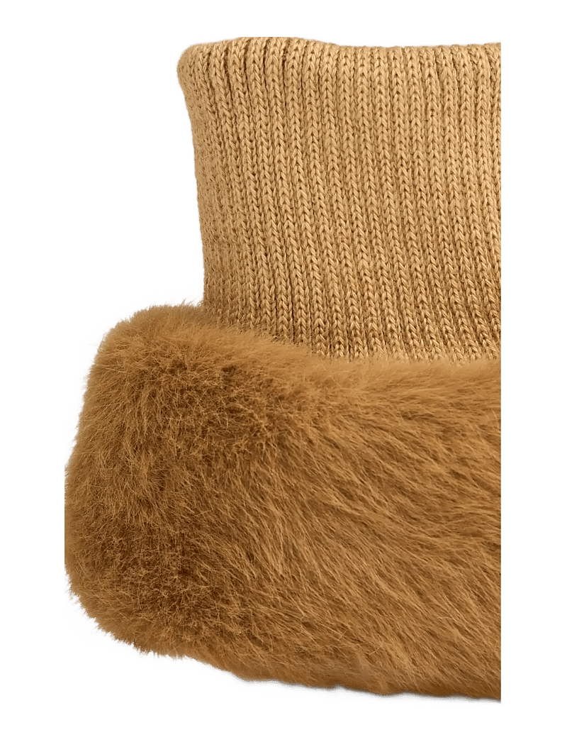 Liewood - Beth Bear Plush Slipper - hausschuhe - golden caramel - 4
