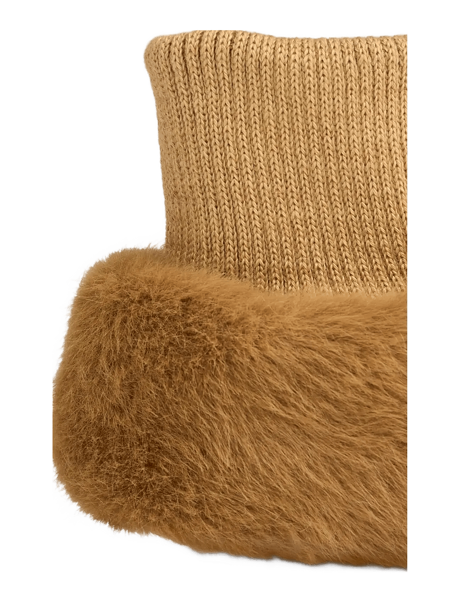 Liewood - Beth Bear Plush Slipper - hausschuhe - golden caramel - 4