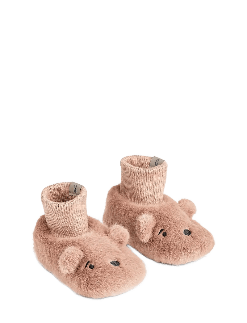 Liewood - Beth Bear Plush Slipper - hausschuhe - pale tuscany - 0