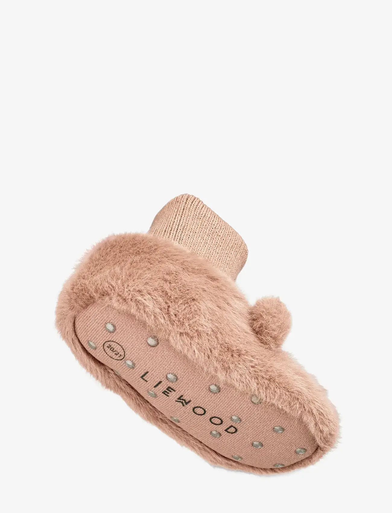 Liewood - Beth Bear Plush Slipper - hjemmesko - pale tuscany - 1