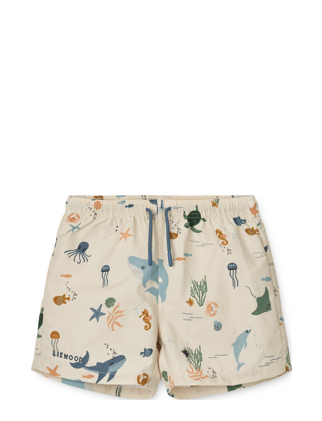 LIEWOOD Aiden Printed Board Shorts Beige - 74 - Kinder