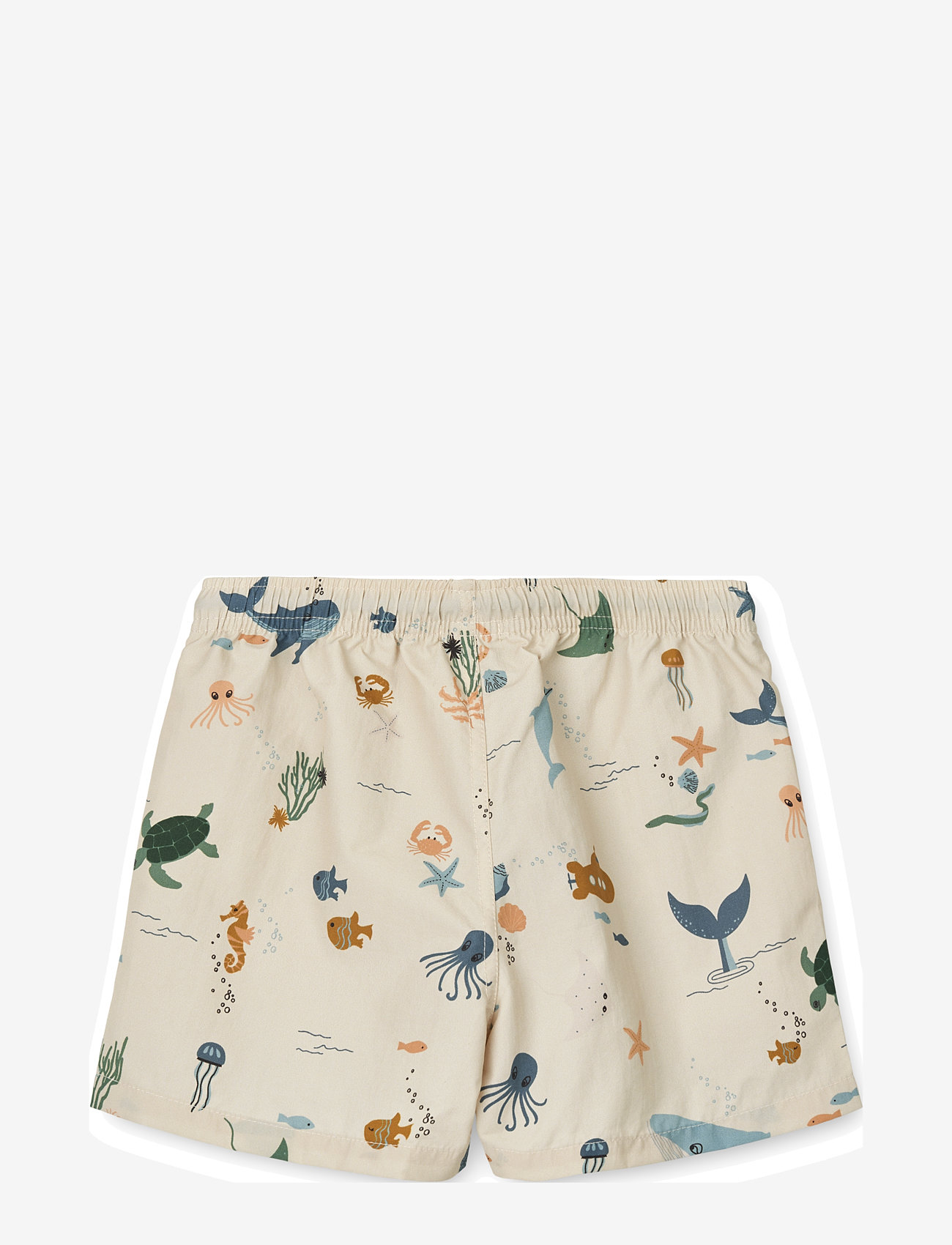 Liewood - Aiden Printed Board Shorts - badehosen - sea creature / sandy - 1