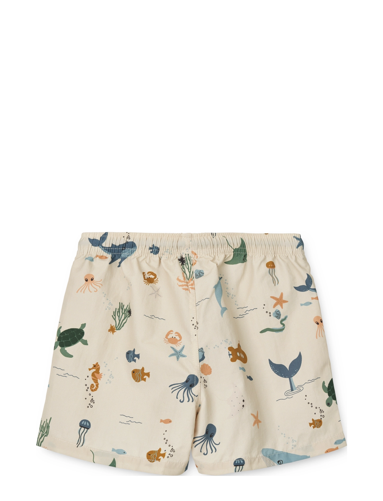 Liewood - Aiden Printed Board Shorts - badekleidung - sea creature / sandy - 1