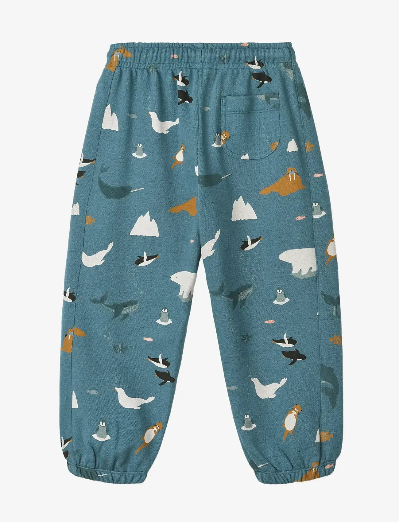 Liewood - Arlo Printed Sweatpants - mjukisbyxor - arctic sea /  ocean view - 1