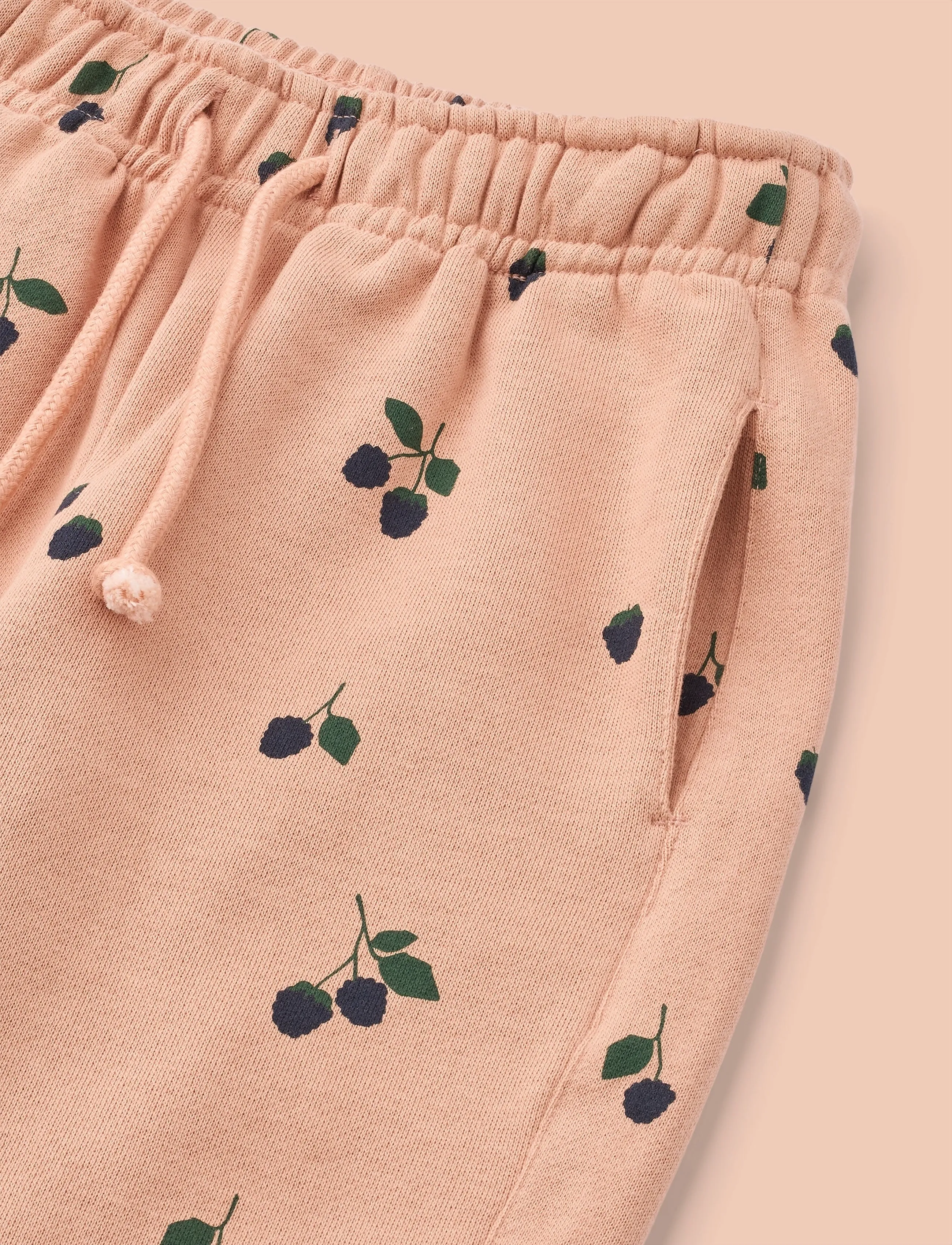 Liewood - Arlo Printed Sweatpants - sweatpants - berry / pale tuscany - 2