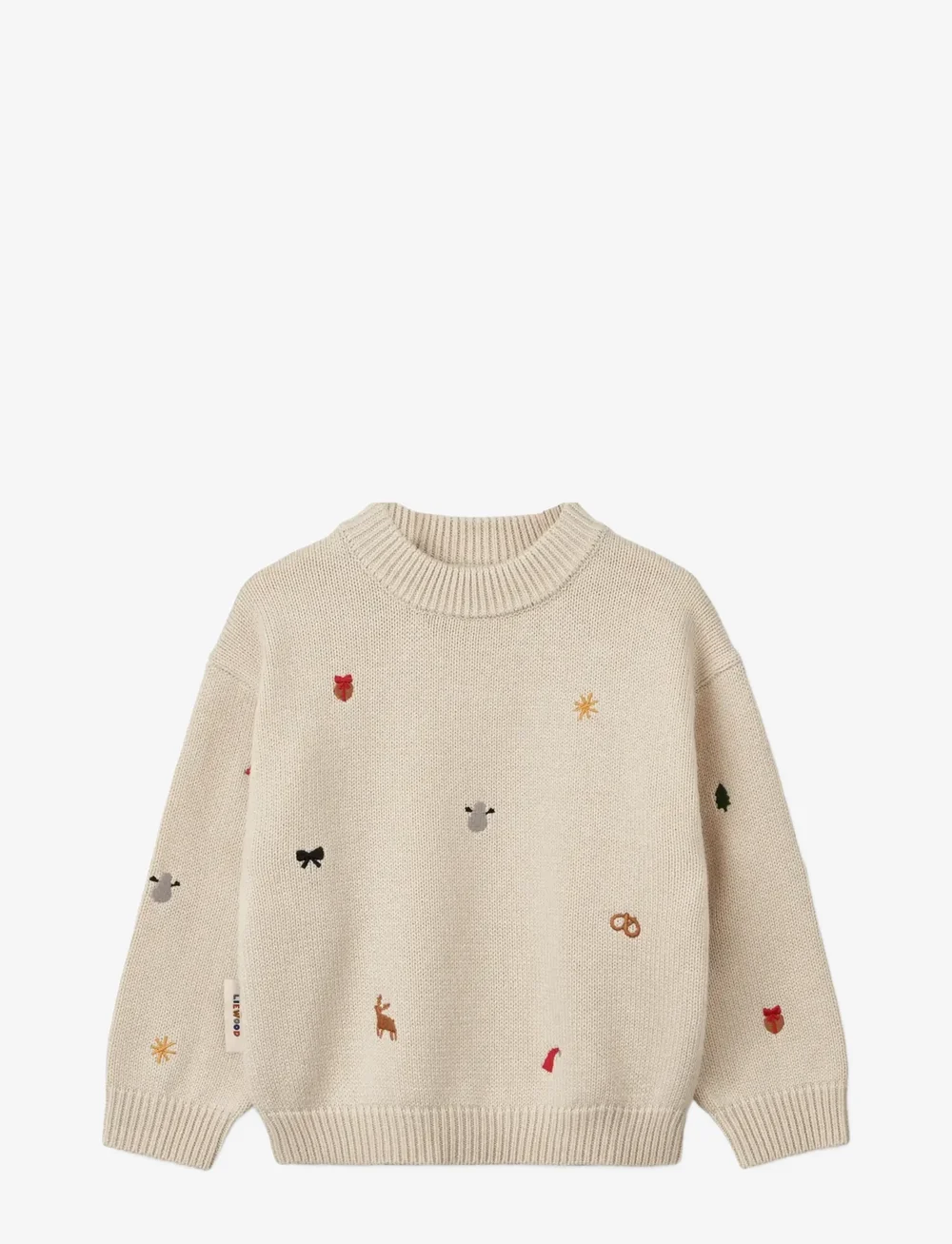 Liewood - Orlane Embroidery Knit Jumper - gensere - holiday / sandy - 0