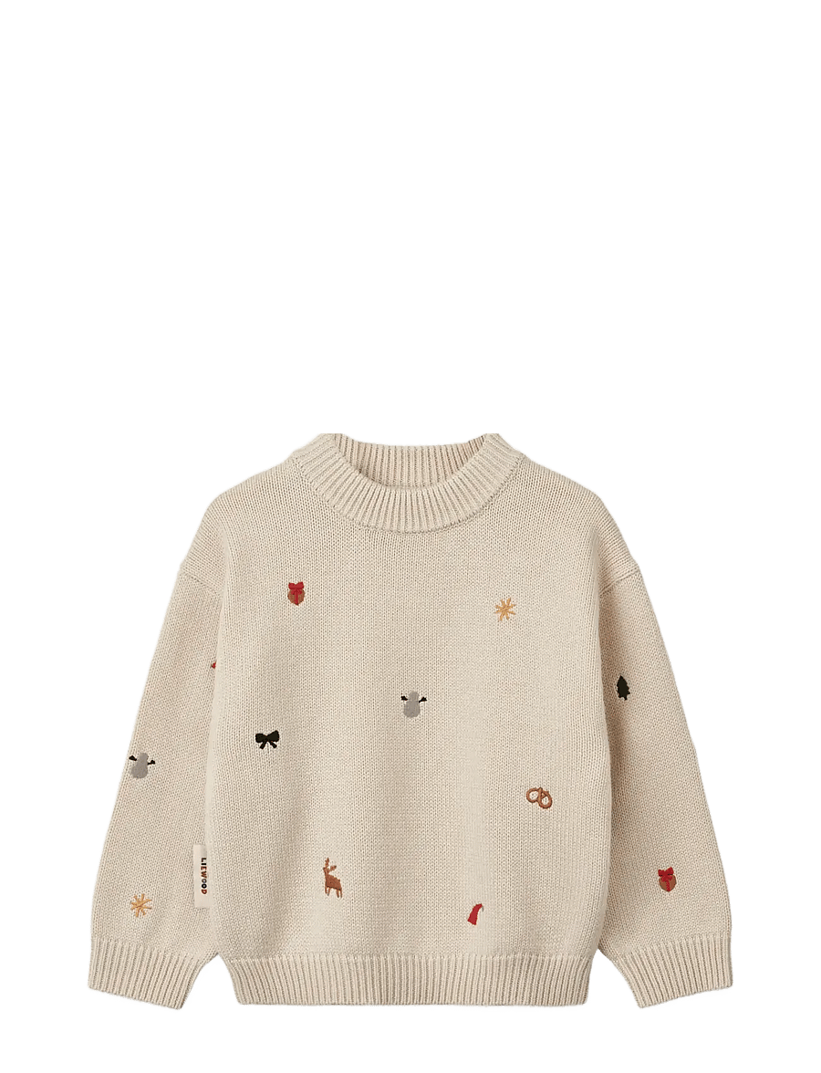 Liewood - Orlane Embroidery Knit Jumper - pulls - holiday / sandy - 0