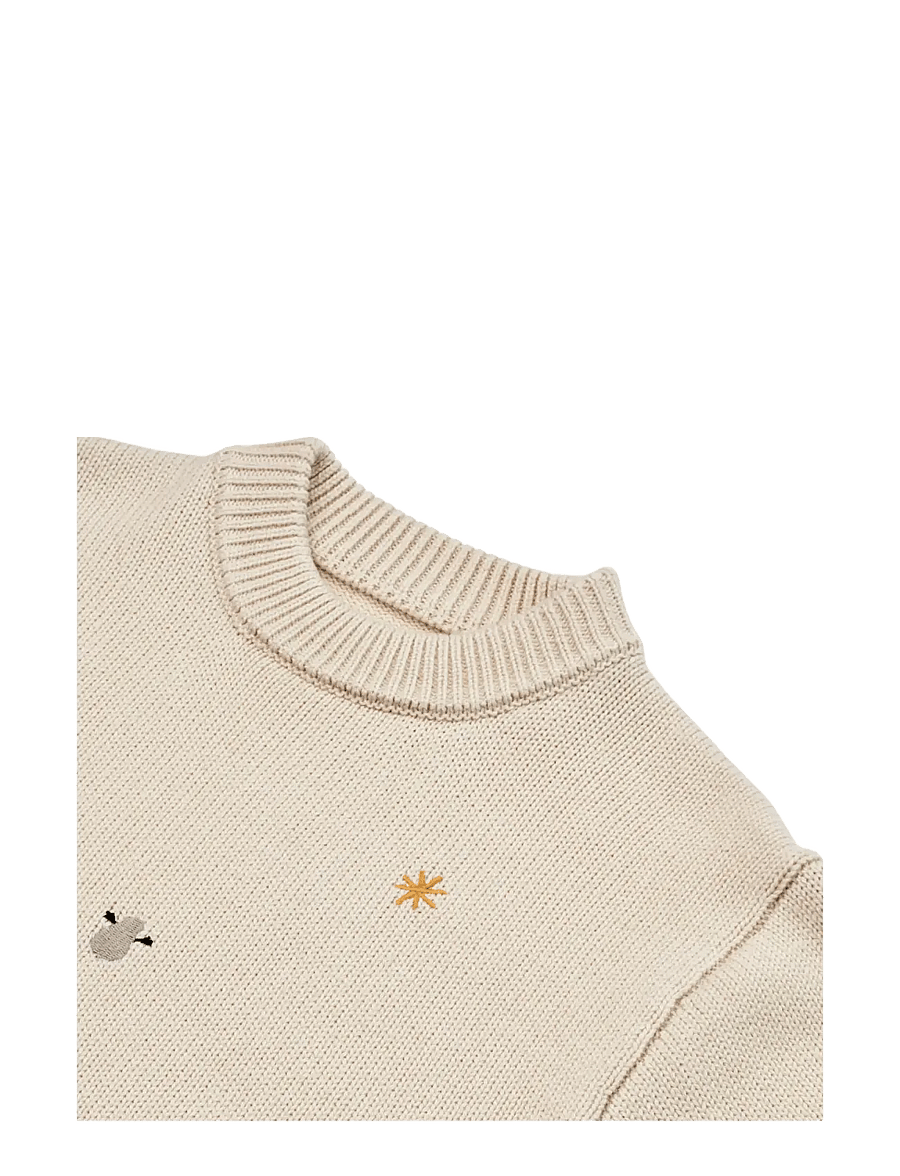 Liewood - Orlane Embroidery Knit Jumper - pulls - holiday / sandy - 2