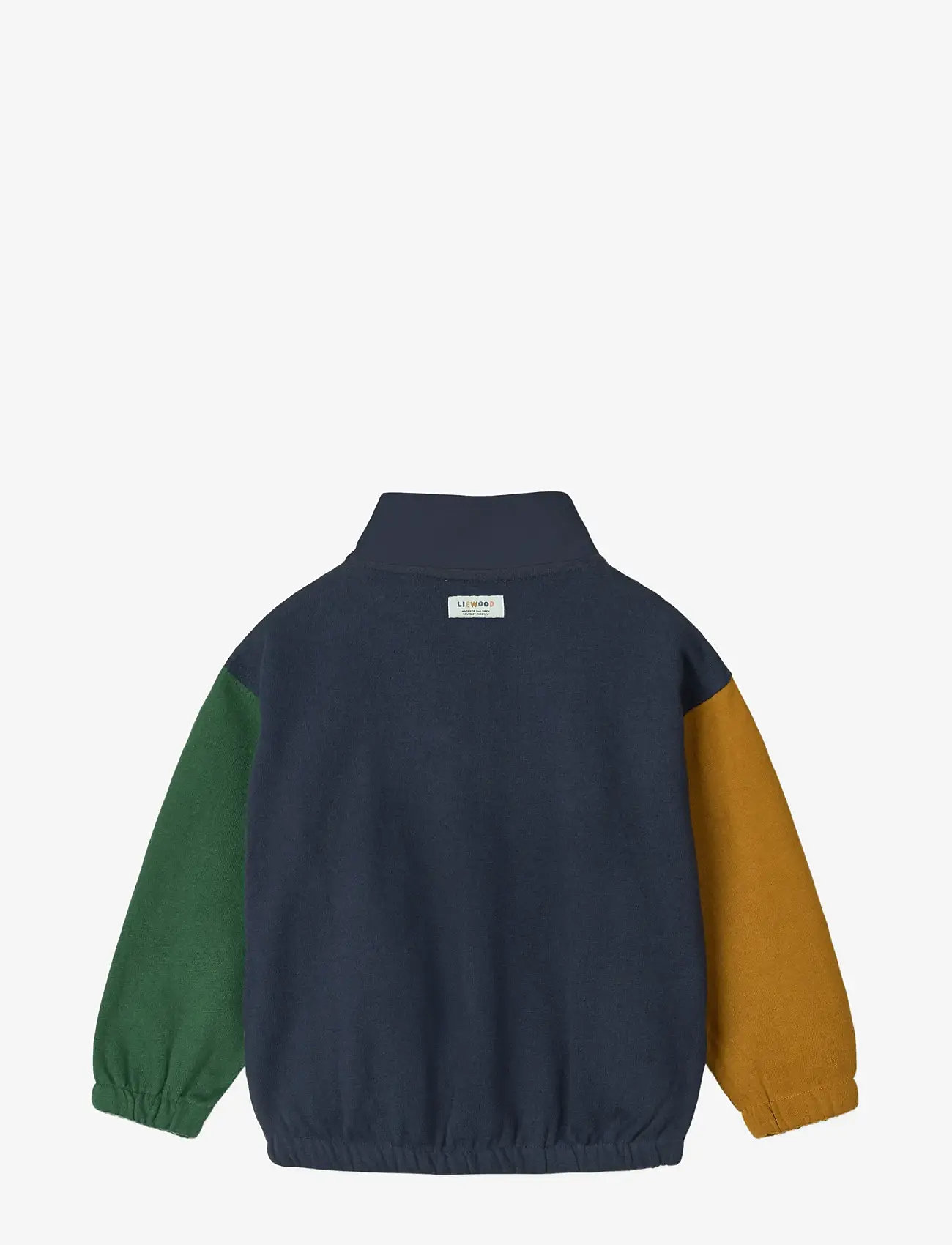 Liewood - Cassius Zip-up Sweatshirt - sweatshirts - classic navy multi mix - 1