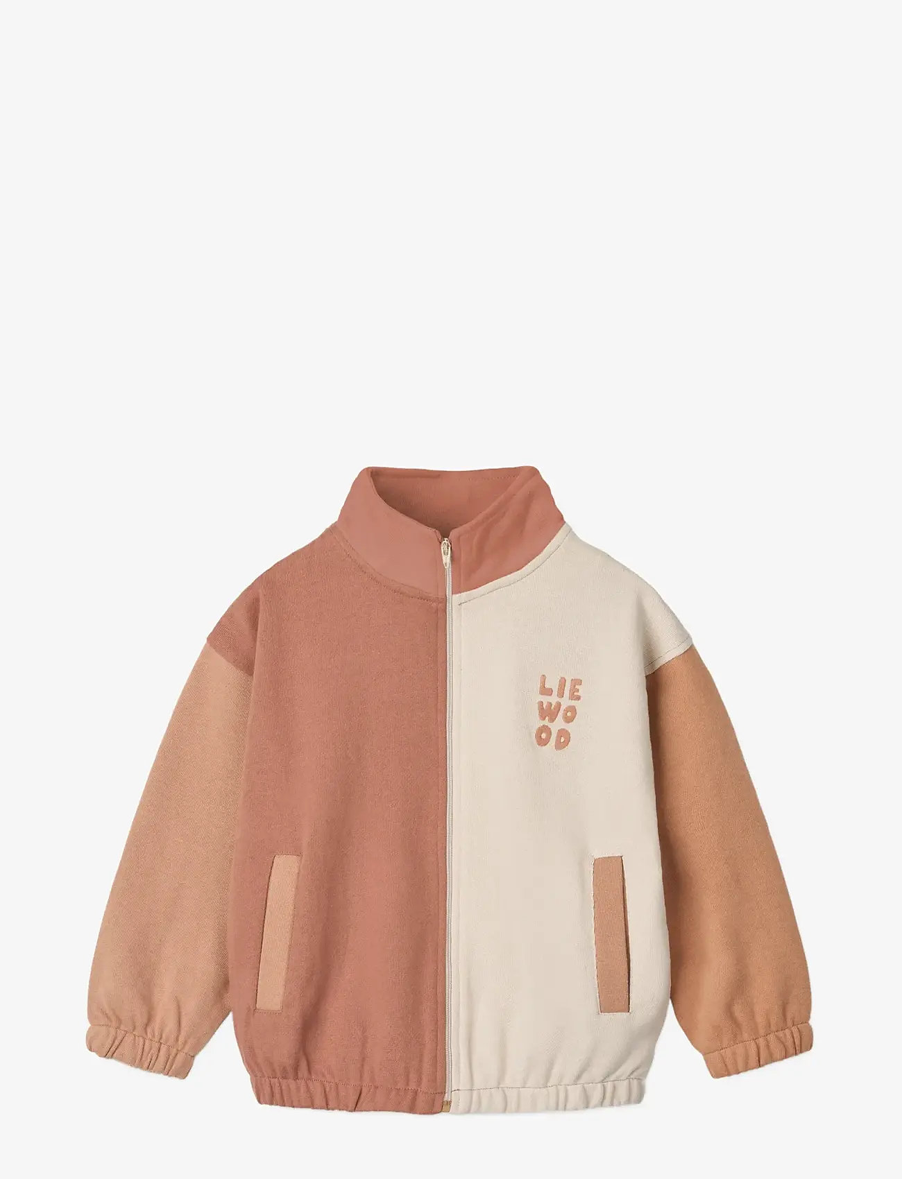 Liewood - Cassius Zip-up Sweatshirt - sporta džemperi - tuscany rose multi mix - 0