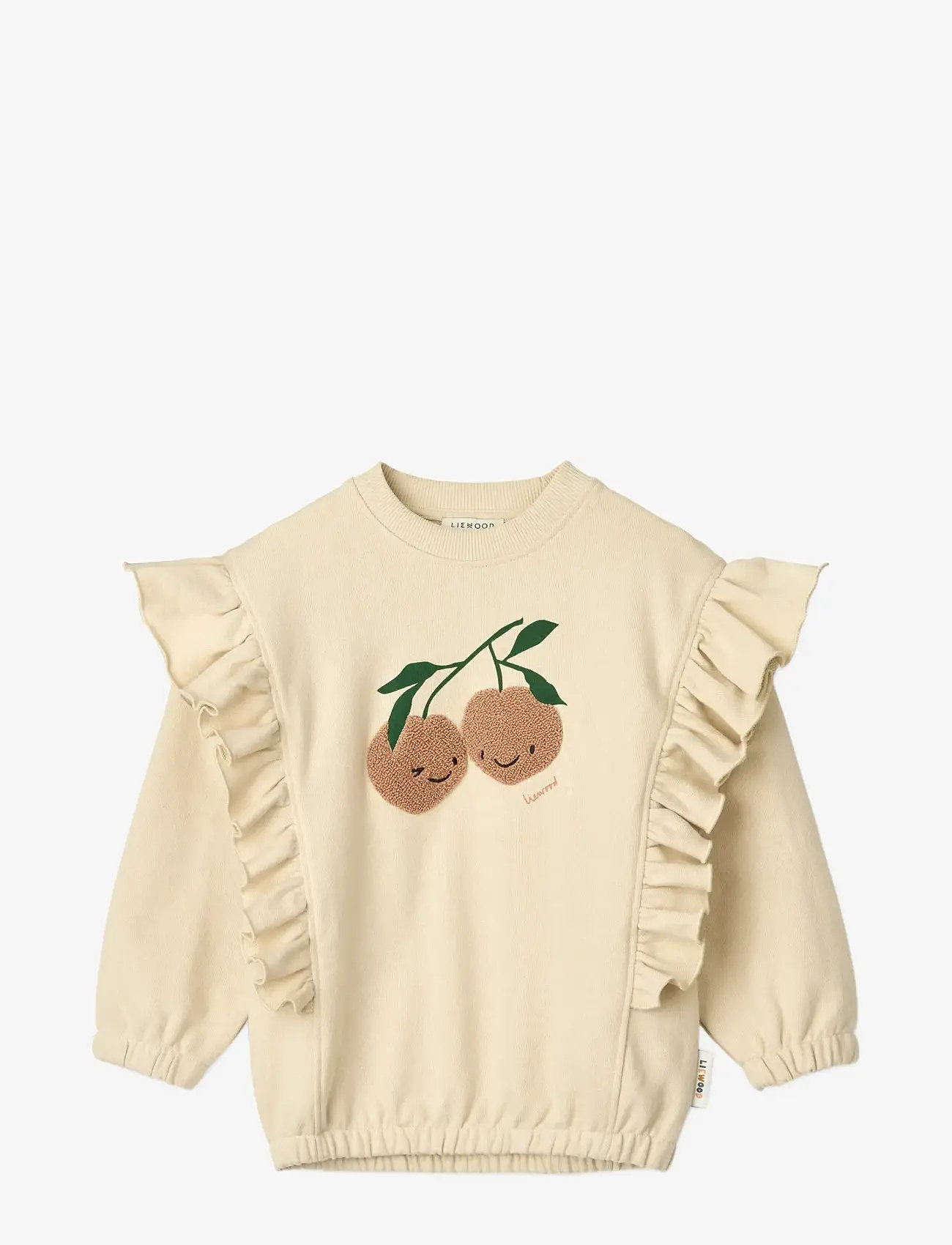 Liewood - Marcella Placement Sweatshirt - bluzy - peach me / sea shell - 0