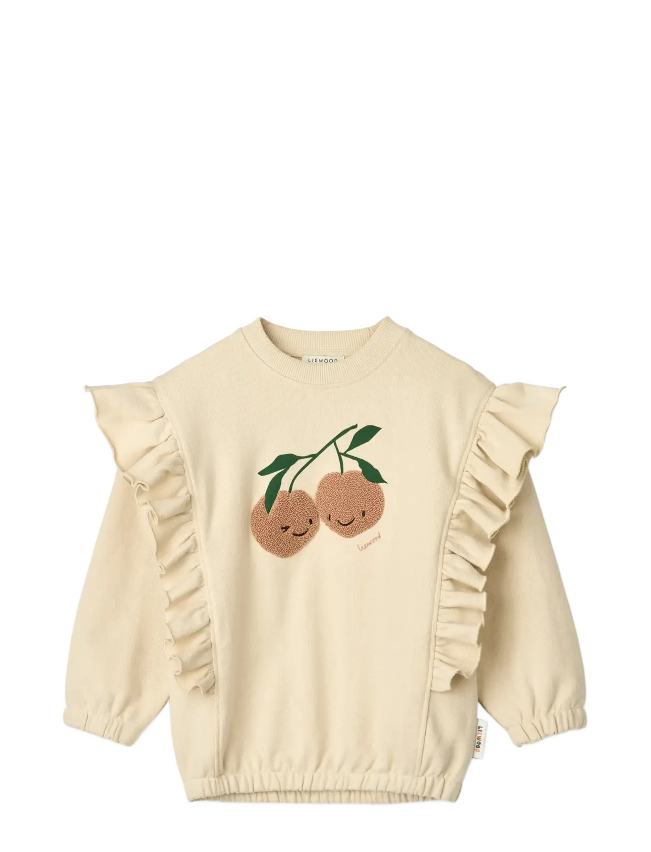 Liewood Marcella Placement Sweatshirt - App deal - PEACH ME / SEA SHELL / cream