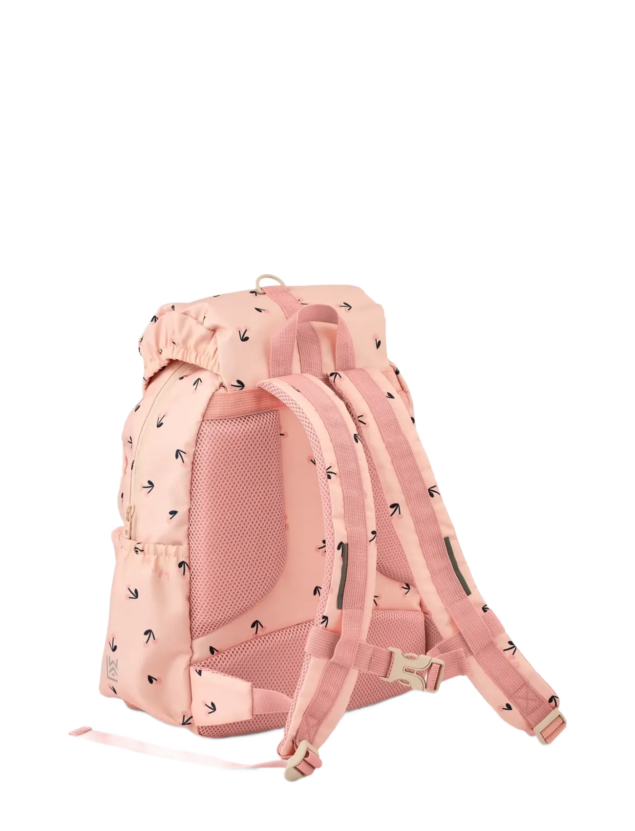 Liewood - Johnny School Backpack - backpacks - cherry heart / rosey - 2