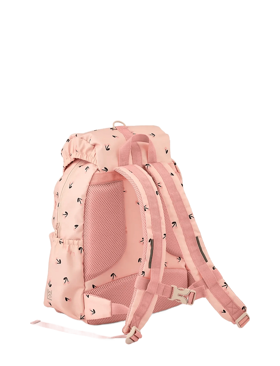 Liewood - Johnny School Backpack - backpacks - cherry heart / rosey - 2