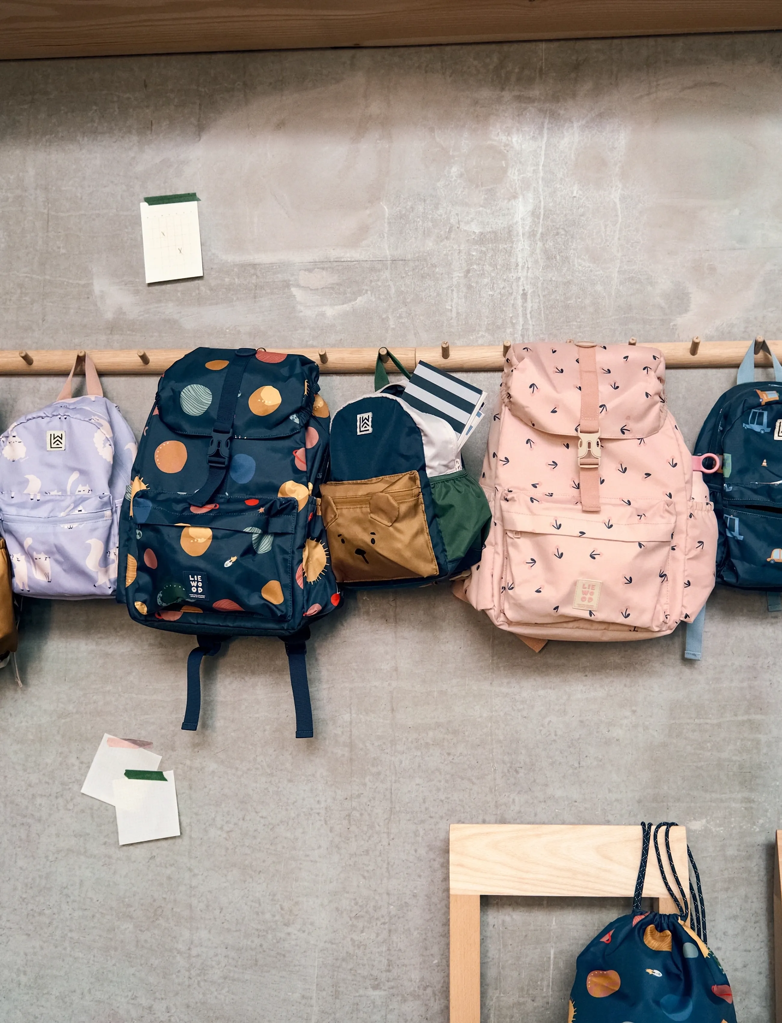 Liewood Johnny School Backpack, One Size, Bags, Rosa - Backpacks, Kinder