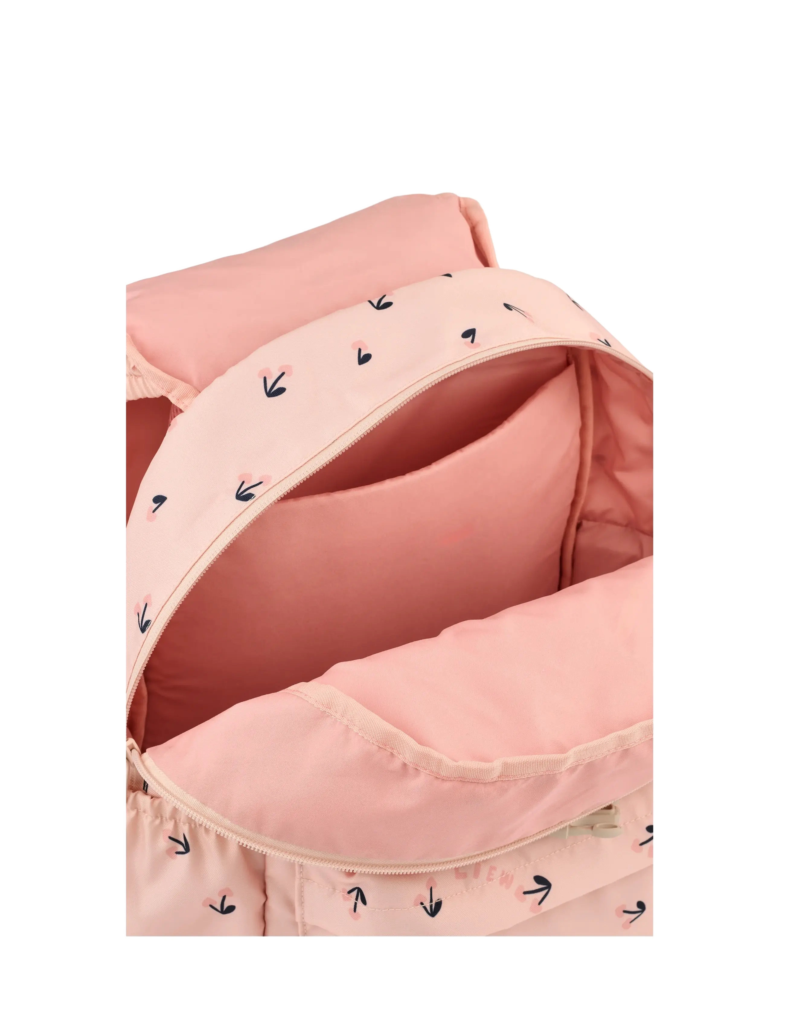 Liewood - Johnny School Backpack - backpacks - cherry heart / rosey - 3