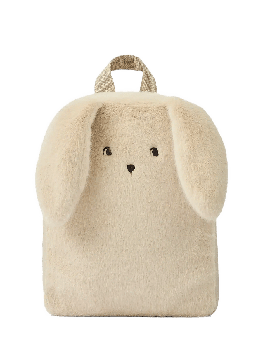 Liewood - Denise Rabbit Plush Backpack - rucksäcke - mist - 0
