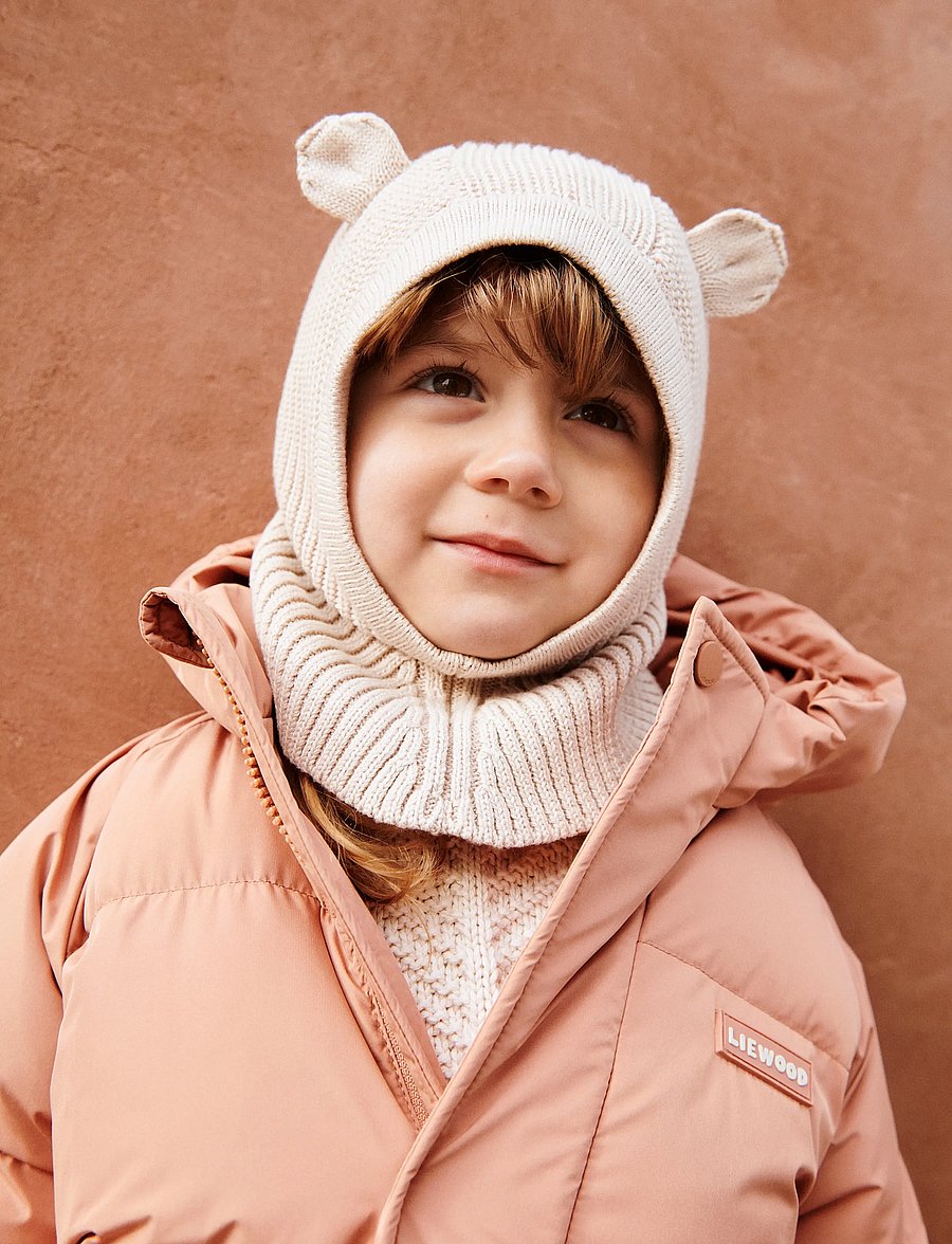 Liewood - Hanibal Bear Balaclava - mössor & kepsar - sandy - 0
