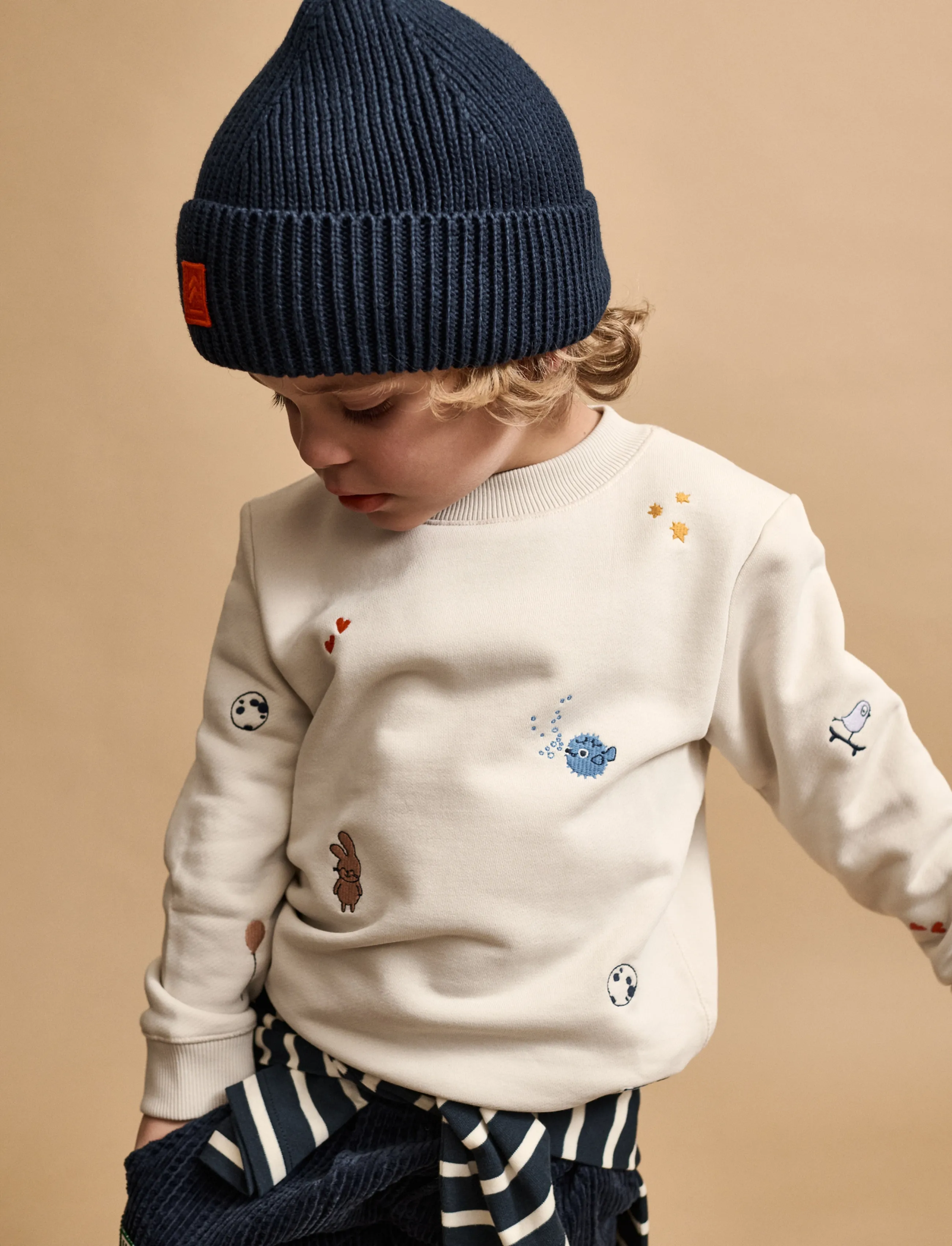 Liewood - Ezra Beanie - beanies - classic navy - 4