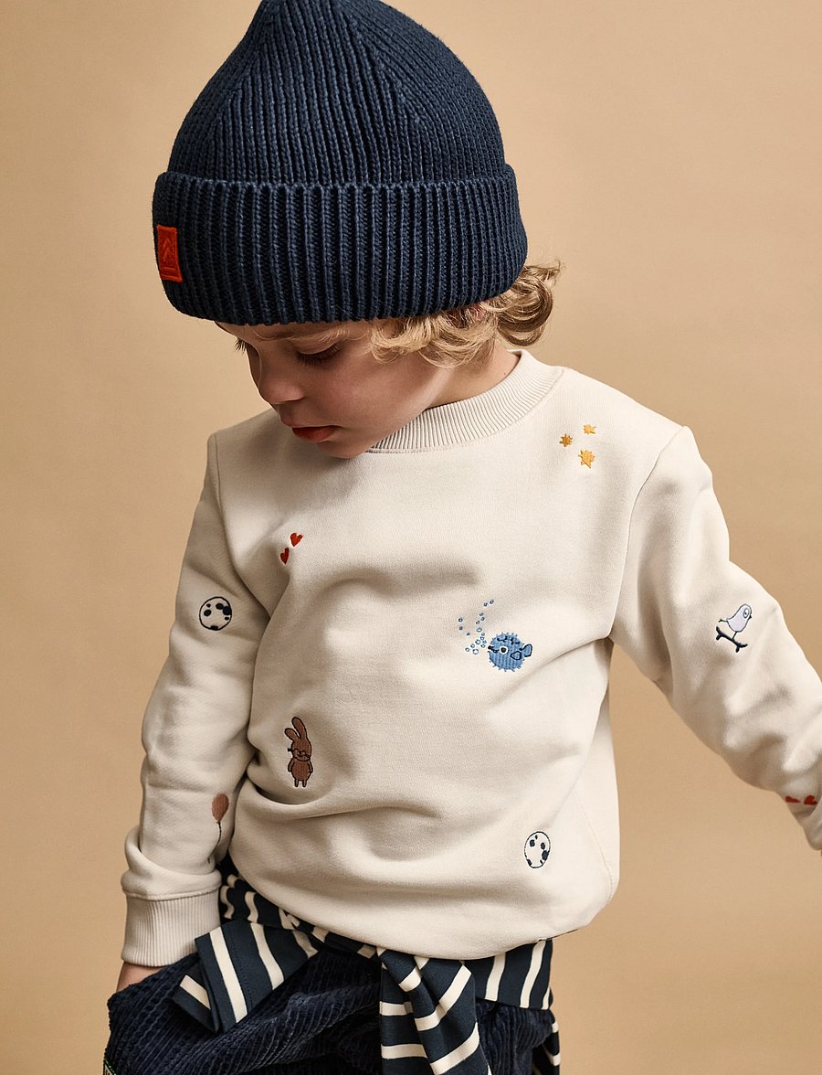 Liewood - Ezra Beanie - beanies - classic navy - 4