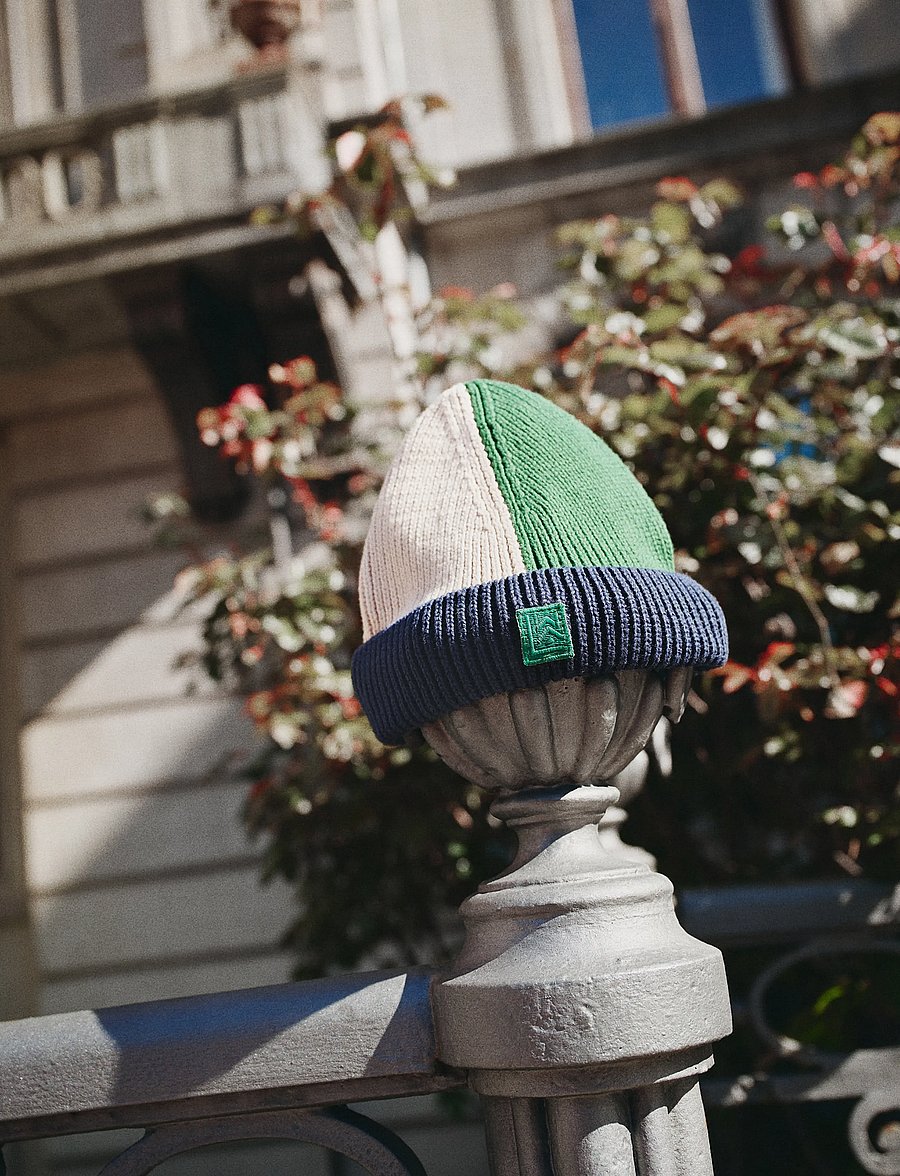 Liewood - Ezra Beanie - kootud mütsid - classic navy multi mix - 0