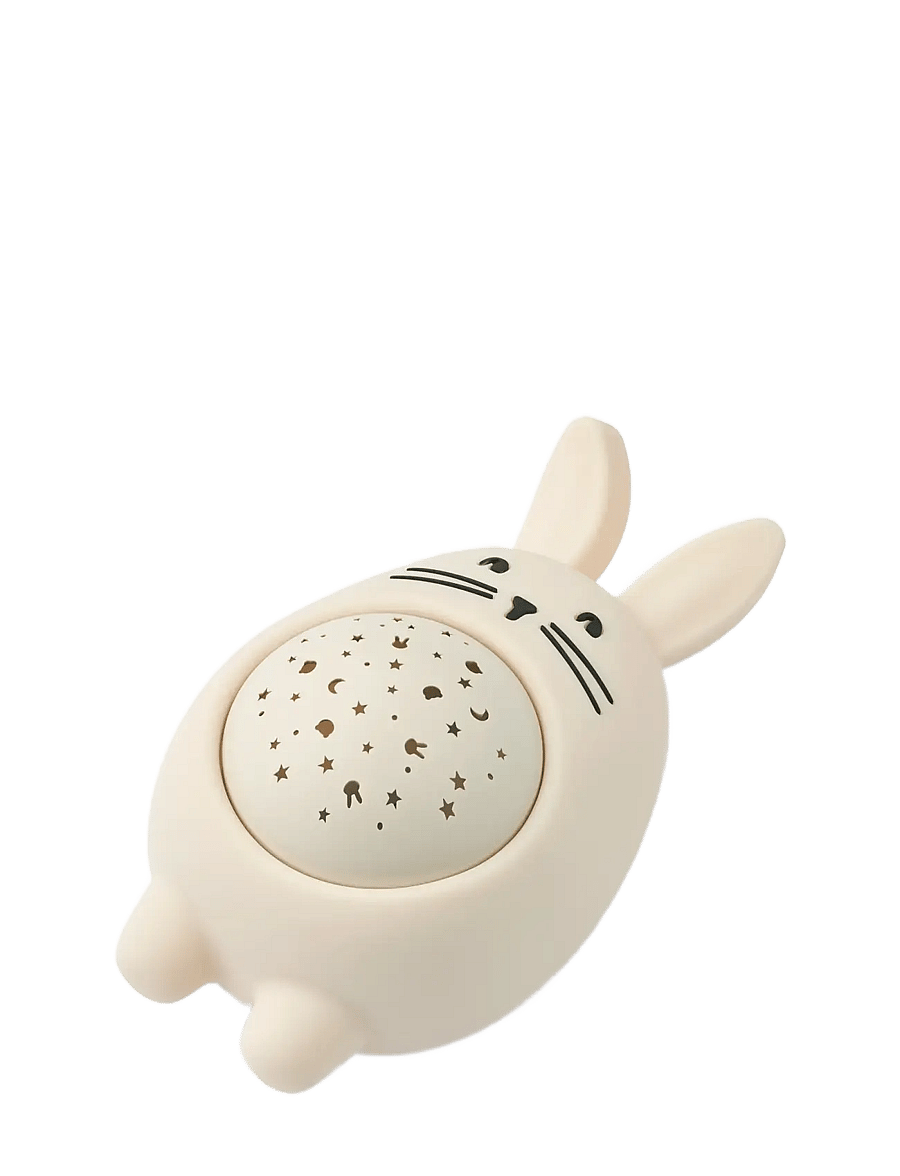 Liewood - Manuel Rabbit Sound and Projector lamp - natlamper - sandy - 0
