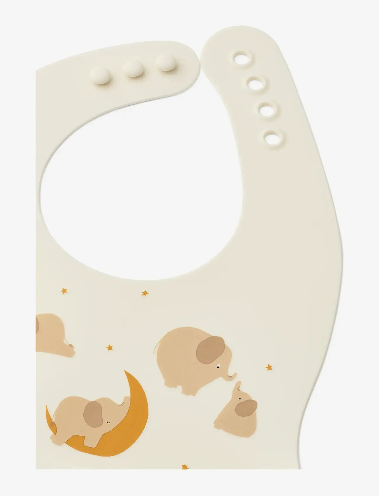 Liewood - Ember Printed Bib 2-pack - Ärmlösa haklappar - elephant / creme de la creme - 2
