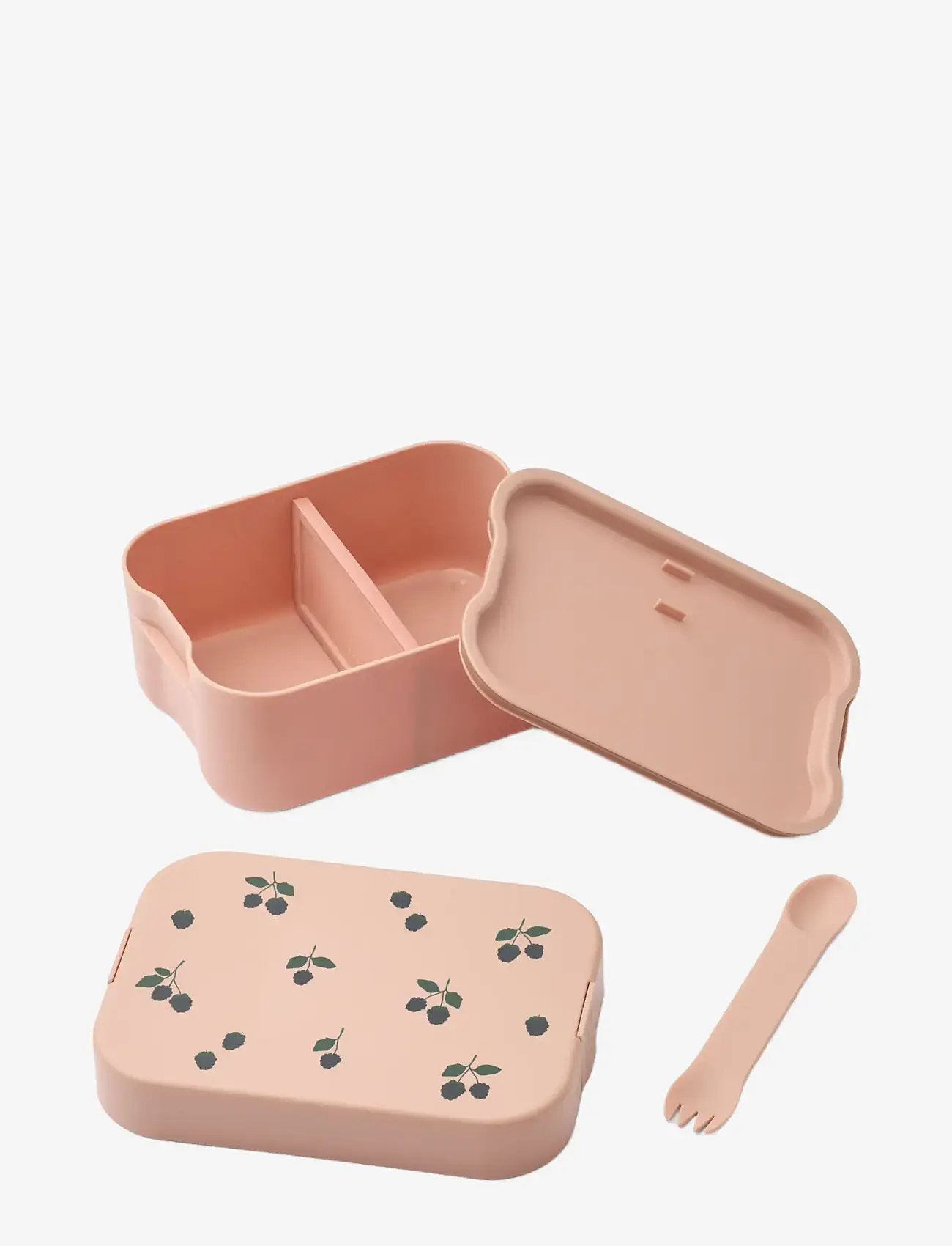 Liewood - Chelsey Printed Lunchbox Set - lunchlådor - berry / pale tuscany - 1