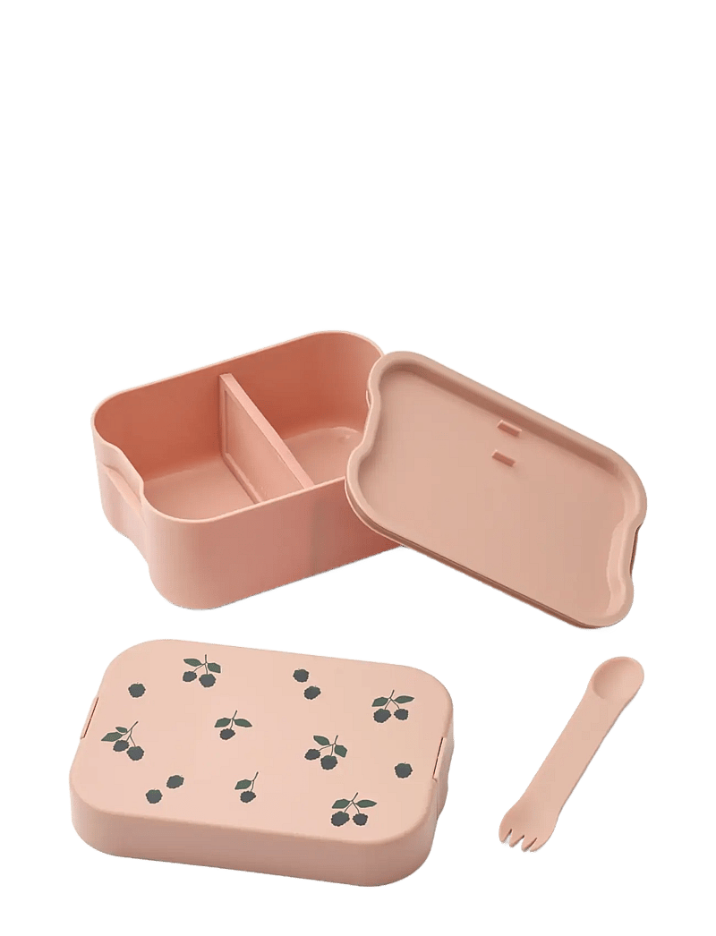 Liewood - Chelsey Printed Lunchbox Set - lunchlådor - berry / pale tuscany - 1