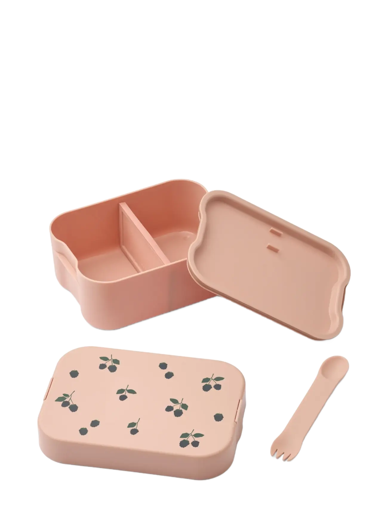 Liewood - Chelsey Printed Lunchbox Set - lunchlådor - berry / pale tuscany - 1