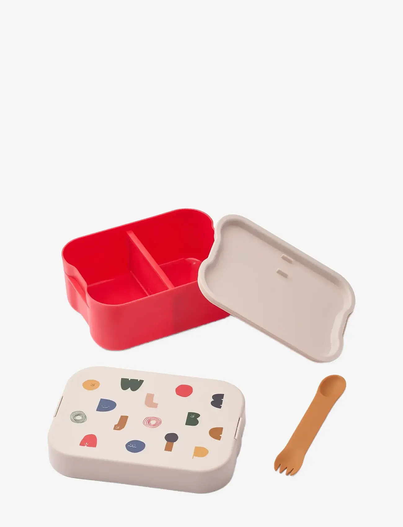 Liewood - Chelsey Printed Lunchbox Set - lunchlådor - characters / sandy - 1