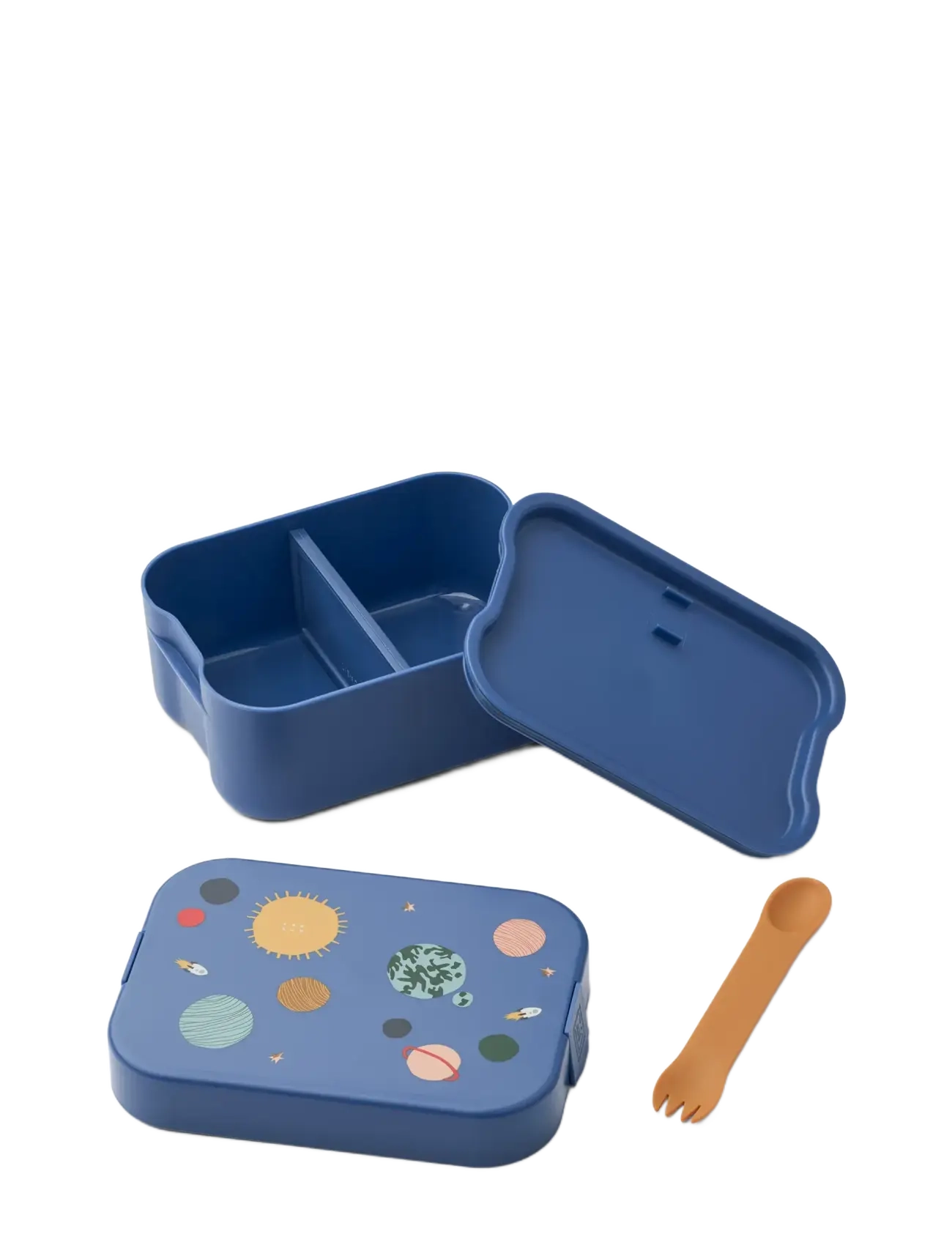 Liewood - Chelsey Printed Lunchbox Set - juomapullot - universe / classic navy - 1