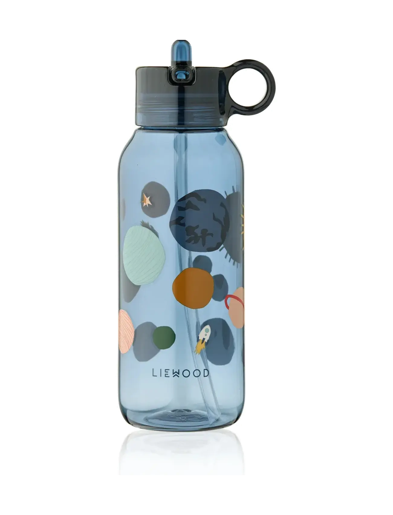 Liewood - Chelsey Printed Lunchbox Set - juomapullot - universe / classic navy - 2