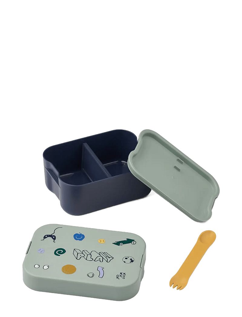Liewood - Kamil Lunchbox - lõunasöögikarbid - play / dusty peppermint - 2