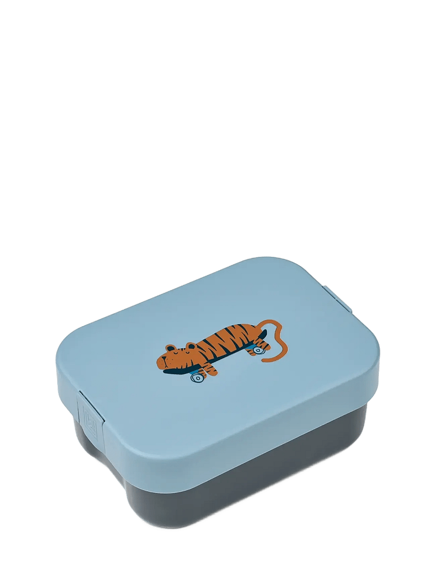 Liewood - Kamil Lunchbox - madkasser - tiger / beach blue - 0