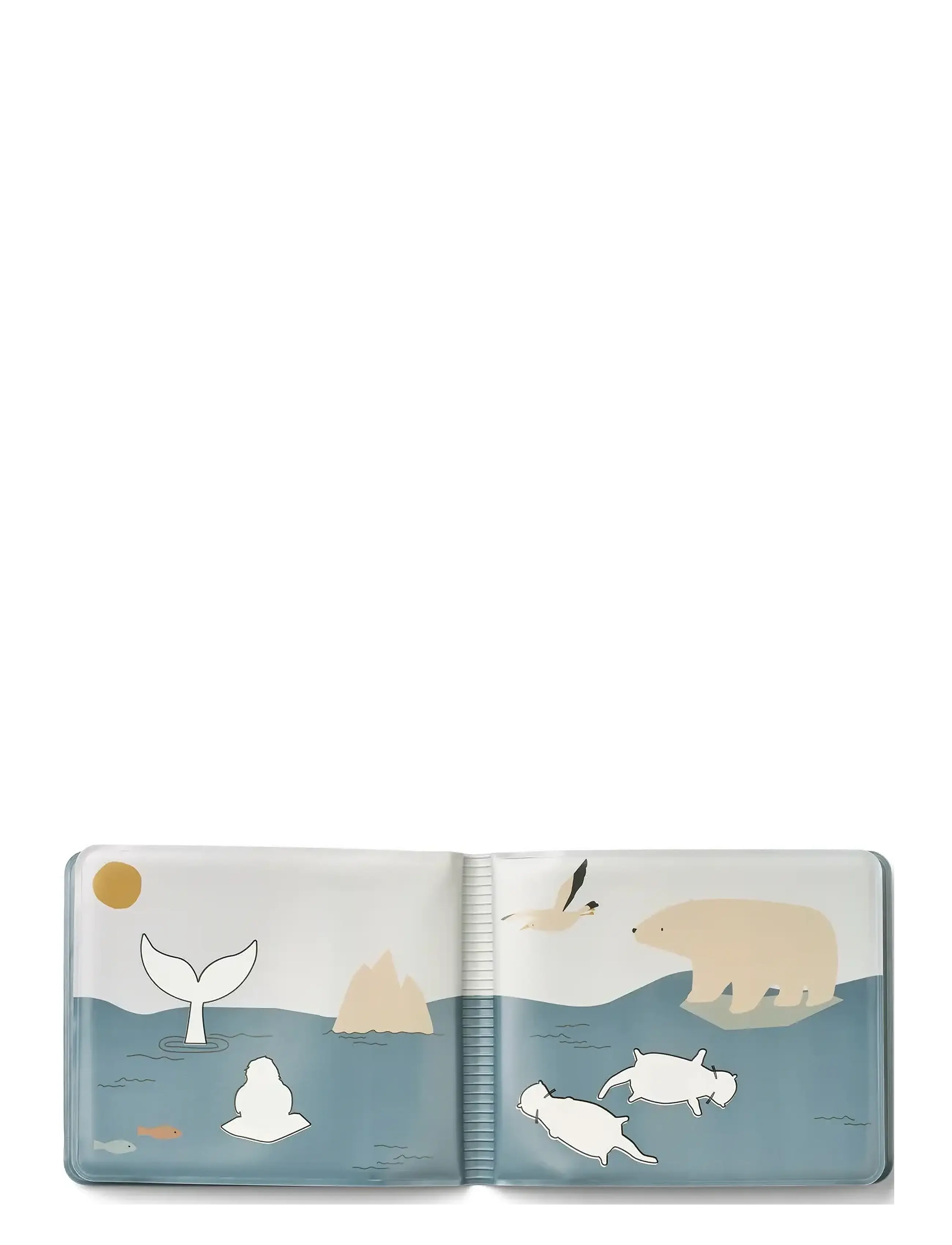 Liewood - Waylon Magic Water Book - baðleikföng - arctic sea / ocean view - 1