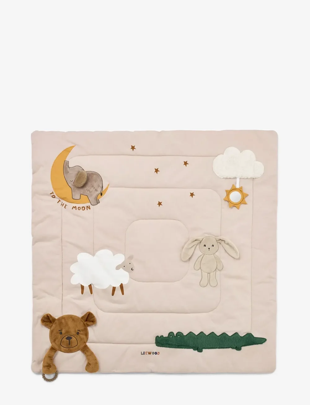 Liewood - Bernet Classic Activity Blanket - legemåtter - sandy multi mix - 0