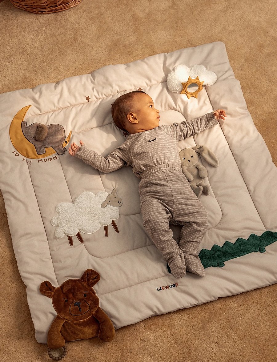 Liewood - Bernet Classic Activity Blanket - aktivitetscentre & legemåtter - sandy multi mix - 0