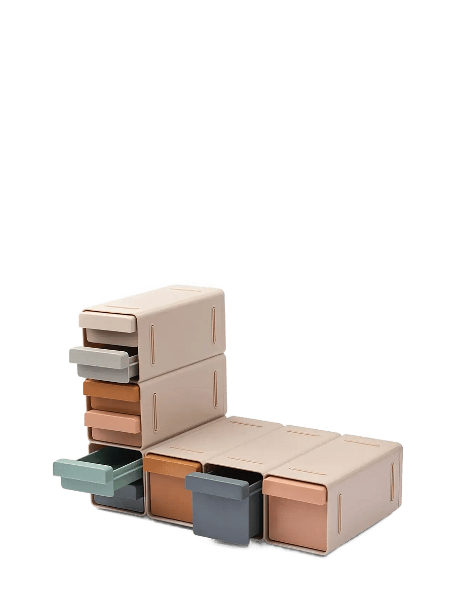 Liewood - Kylian Storage System - förvaringslådor - sandy multi mix - 1
