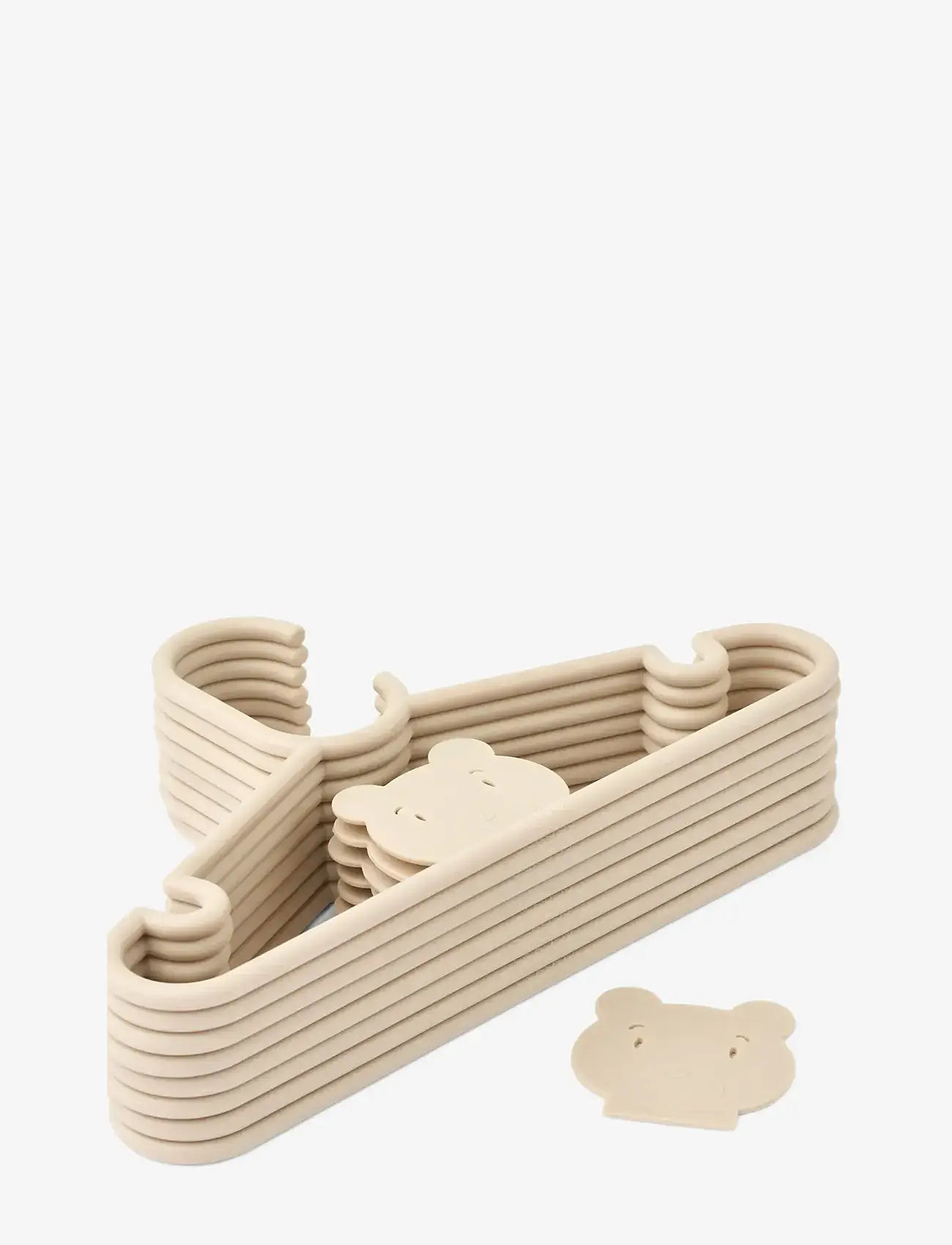 Liewood - Falton Mr Bear Hanger 8-Pack - haken und aufhänger - mr bear / sandy - 1