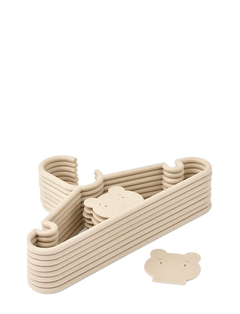 Liewood - Falton Mr Bear Hanger 8-Pack - haken und aufhänger - mr bear / sandy - 1