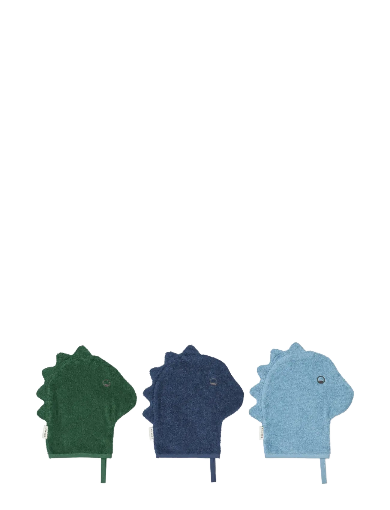 Liewood Sylvester Washcloth 3-pack - Towels - BEACH BLUE MIX / blue