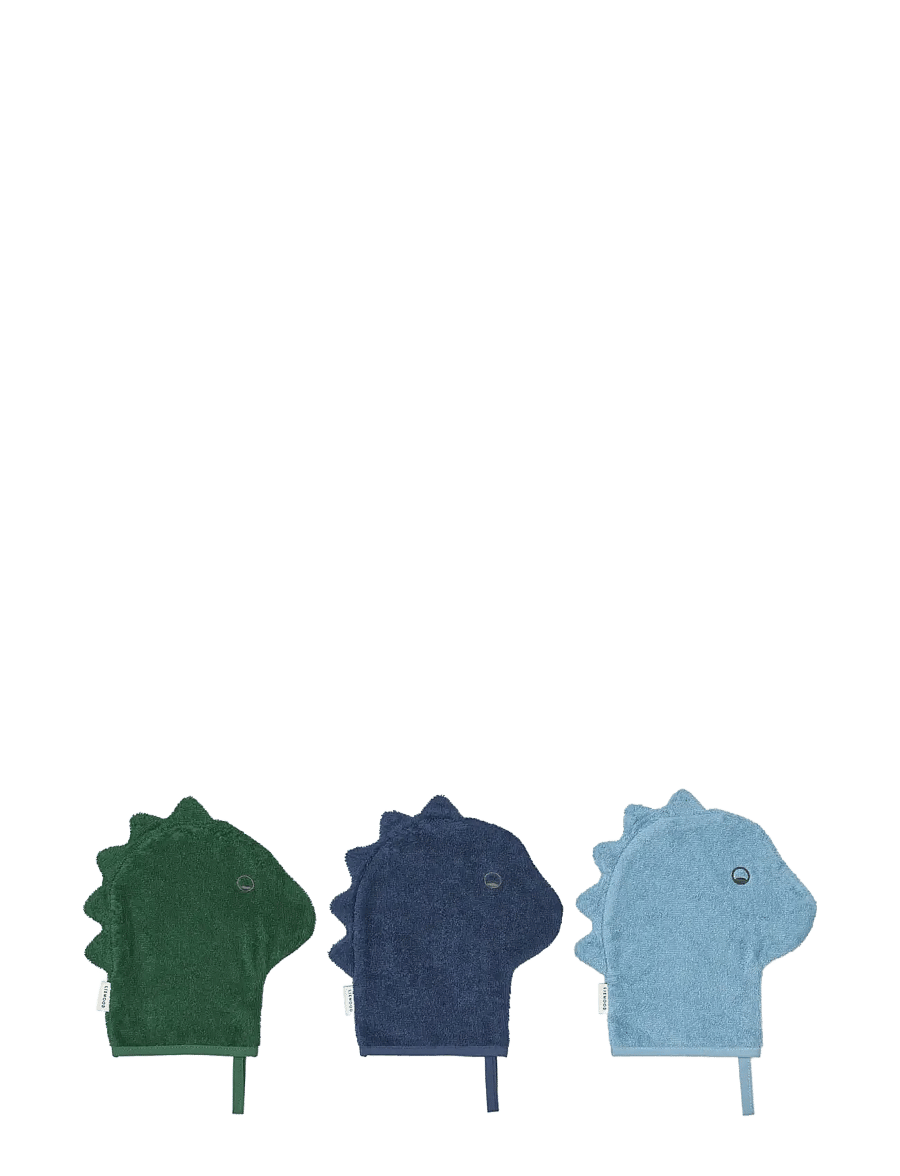 Liewood - Sylvester Washcloth 3-pack - beach blue mix - 1