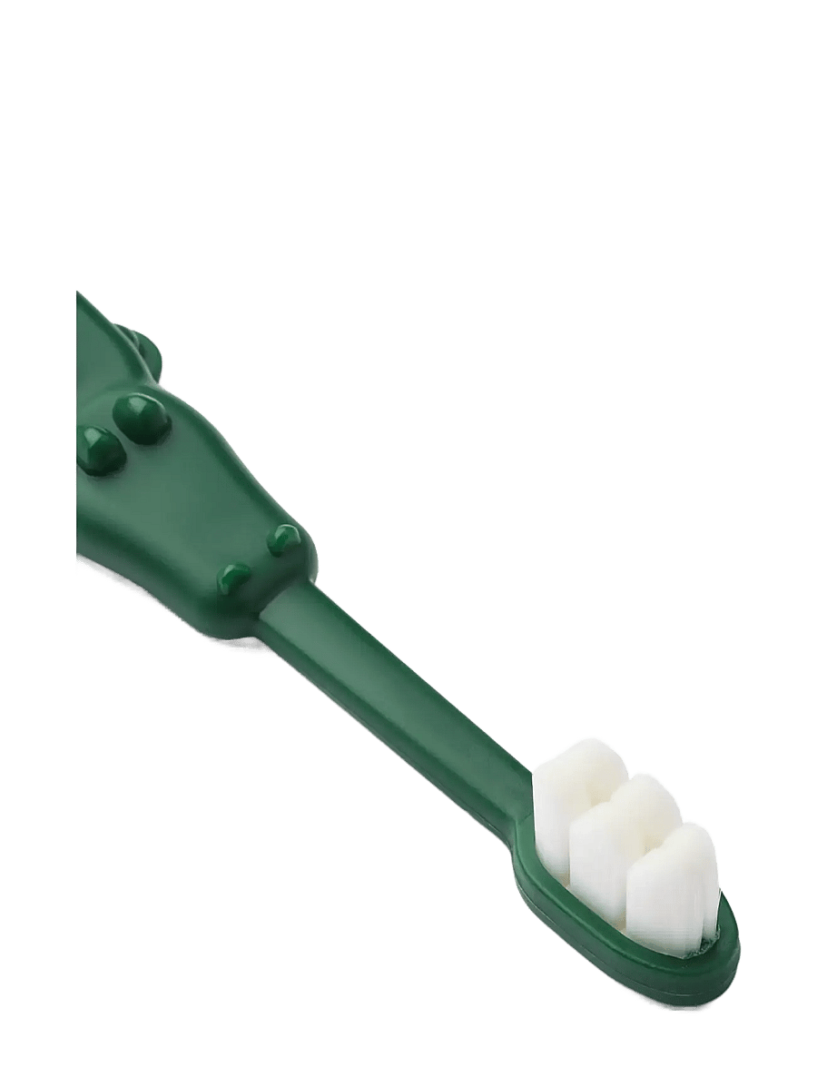 Liewood - Fabio All Together Toddler Toothbrush - tandborste - yellow mellow / garden green - 1
