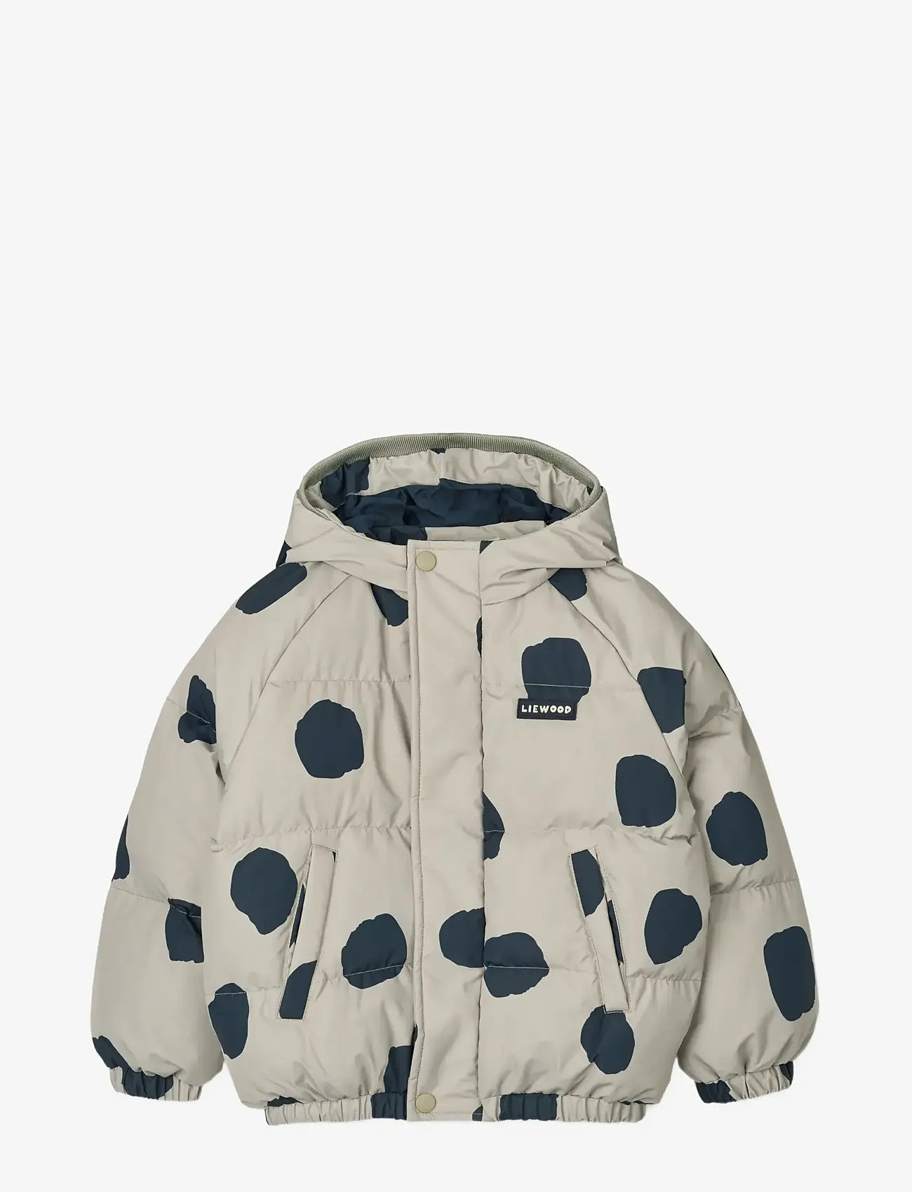 Liewood - Adelina Jacket - dunjakker & forede jakker - spot dots / mist - 0