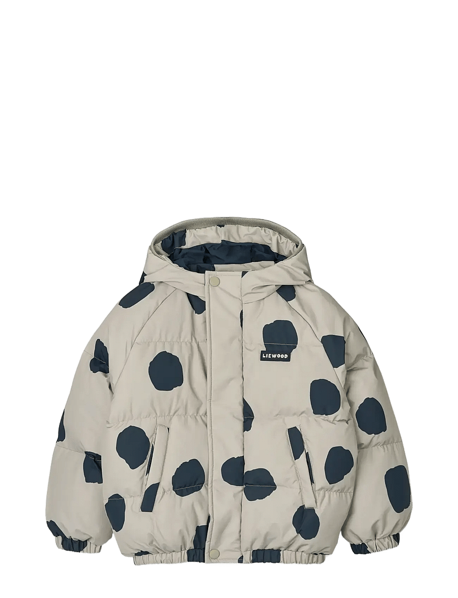 Liewood - Adelina Jacket - dunjakker & forede jakker - spot dots / mist - 0